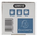 Exacompta 40951E papel térmico 18 m