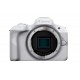 Canon EOS R50, White + RF-S 18-45mm F4.5-6.3 IS STM Kit MILC 24,2 MP CMOS 6000 x 4000 Pixeles Blanco
