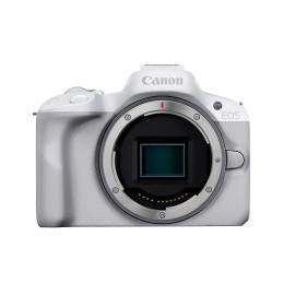 Canon EOS R50, White + RF-S 18-45mm F4.5-6.3 IS STM Kit MILC 24,2 MP CMOS 6000 x 4000 Pixeles Blanco