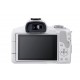 Canon EOS R50, White + RF-S 18-45mm F4.5-6.3 IS STM Kit MILC 24,2 MP CMOS 6000 x 4000 Pixeles Blanco