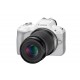 Canon EOS R50, White + RF-S 18-45mm F4.5-6.3 IS STM Kit MILC 24,2 MP CMOS 6000 x 4000 Pixeles Blanco