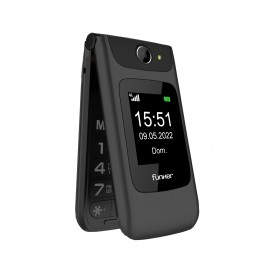 Funker C200 COMFORT 4G 6,1 cm (2.4'') 112,9 g Negro Teléfono para personas mayores