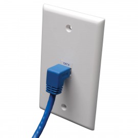 Tripp Lite N204-003-BL-DN Cable Ethernet (UTP) Patch Moldeado Cat6 Gigabit en Ángulo