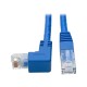 Tripp Lite N204-003-BL-DN Cable Ethernet (UTP) Patch Moldeado Cat6 Gigabit en Ángulo
