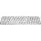 Logitech MX Keys S teclado RF Wireless + Bluetooth Portugués Aluminio, Blanco