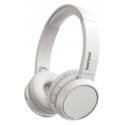 Philips 4000 series TAH4205WT/00 auricular y casco Auriculares Diadema USB Tipo C Bluetooth Blanco