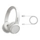 Philips 4000 series TAH4205WT/00 auricular y casco Auriculares Diadema USB Tipo C Bluetooth Blanco