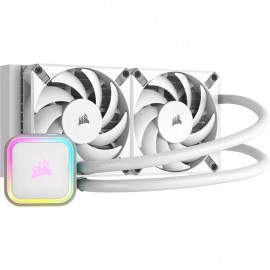Corsair H100I Elite Procesador Kit de refrigeración líquida 12 cm Blanco