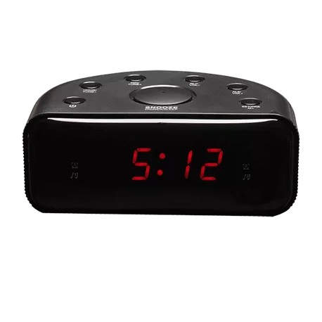 Denver CR-430 Reloj Analógico y digital Negro