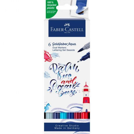 Faber-Castell 164519 rotulador para colorear Multicolor 6 pieza(s)