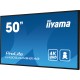 iiyama LH5054UHS-B1AG pantalla de señalización Pantalla plana para señalización digital