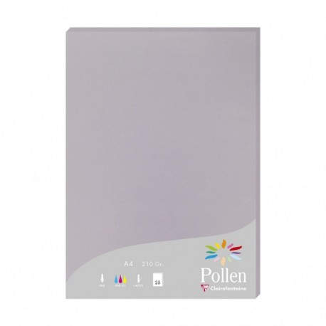 Clairefontaine Pollen papel para impresora de inyección de tinta A4 (210x297 mm) 25 hojas Gris
