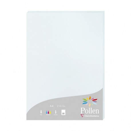Clairefontaine Pollen papel para impresora de inyección de tinta A4 (210x297 mm) 25 hojas Azul claro