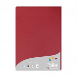 Clairefontaine Pollen papel para impresora de inyección de tinta A4 (210x297 mm) 25 hojas Rojo