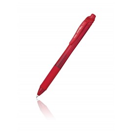 Pentel Energel X Bolígrafo de gel de punta retráctil Rojo 12 pieza(s)