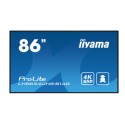 iiyama ProLite To Be Updated 2,17 m (85.6'') 3840 x 2160 Pixeles 4K Ultra HD LED Negro
