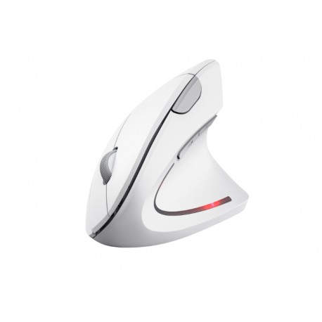 RATON OPTICO ERGONOMICO VERTICAL VERTO WIRELESS BLANCO TRUST