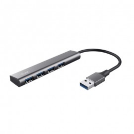 Trust Halyx USB 3.2 Gen 1 (3.1 Gen 1) Type-A 5 Mbit/s Negro, Gris