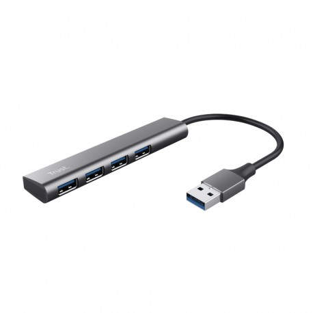 Trust Halyx USB 3.2 Gen 1 (3.1 Gen 1) Type-A 5 Mbit/s Negro, Gris