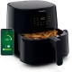 Philips Essential HD9280/70 freidora Sencillo 6,2 L 2000 W Negro, Plata