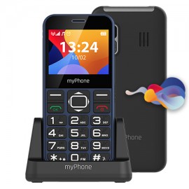 myPhone Halo 3 5,87 cm (2.31'') 86 g Negro, Azul Teléfono para personas mayores