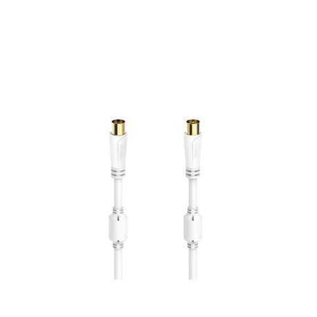 Hama 00205247 cable coaxial 3 m Blanco