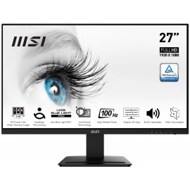 MSI Pro MP273A pantalla para PC 68,6 cm (27'') 1920 x 1080 Pixeles Full HD LED Negro