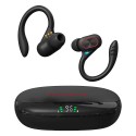 Avenzo AV-TW5011B auricular y casco Auriculares Inalámbrico gancho de oreja Deportes USB Tipo C Bluetooth Negro, Rojo