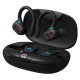 Avenzo AV-TW5011B auricular y casco Auriculares Inalámbrico gancho de oreja Deportes USB Tipo C Bluetooth Negro, Rojo