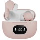 Avenzo AV-TW5010P auricular y casco Auriculares Inalámbrico Dentro de oído Llamadas/Música USB Tipo C Bluetooth Rosa, Blanco