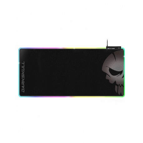 Spirit of Gamer Darkskull Hub RGB - XXXL Alfombrilla de ratón para juegos Negro