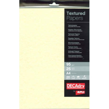APLI SCL2058 papel para impresora de inyección de tinta A4 (210x297 mm) 25 hojas Champán
