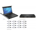 Vertiv Avocent Consola LCD de acceso directo al rack de 19'' con conmutador KVM