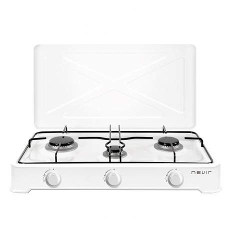 Nevir NVR-CGPE3T hobs Blanco Encimera 60 cm Encimera de gas 3 zona(s)
