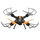 Denver DCW-380 dron con cámara 4 rotores Cuadricóptero 640 x 480 Pixeles 380 mAh Negro, Naranja