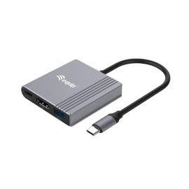 Equip 133488 Adaptador gráfico USB 3840 x 2160 Pixeles Negro, Gris