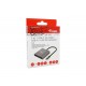 Equip 133488 Adaptador gráfico USB 3840 x 2160 Pixeles Negro, Gris