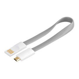 WENTRONIC CABLE USB A MICRO-USB 0.20M GRIS MAGNETICO GOOBAY 95909