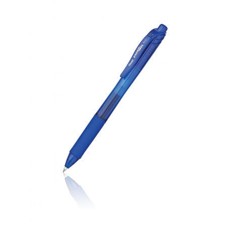 Pentel Energel X Bolígrafo de gel de punta retráctil Azul 12 pieza(s)