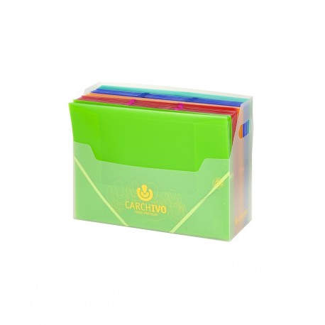 CARCHIVO 2033KFE carpeta Polipropileno (PP) Colores surtidos Folio