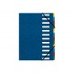 Exacompta 55122E carpeta Cartón Azul, Multicolor A4