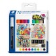 Staedtler 349 C10 rotulador para colorear Beige, Negro, Azul, Verde, Naranja, Rosa, Rojo, Turquesa, Blanco, Amarillo 10 pieza(s)