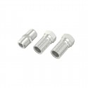 Hama 00205203 conector coaxial Tipo F 3 pieza(s)