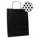 APLI 101841 bolsa de papel Negro