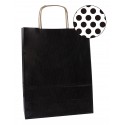 APLI 101841 bolsa de papel Negro