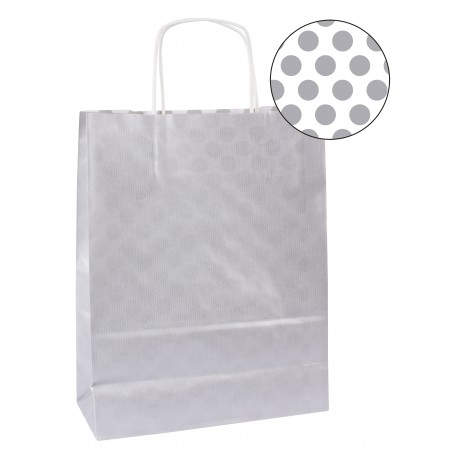 APLI 101850 bolsa de papel Plata