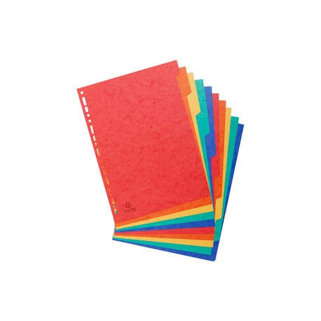 Exacompta 1410E divisor Multicolor 10 pieza(s)