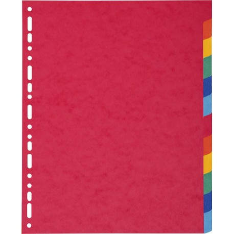 Exacompta 2412E divisor Multicolor