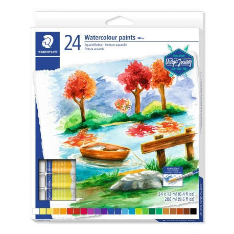 Staedtler 8880 pintura a base de agua Multi 12 ml Tubo 24 pieza(s)