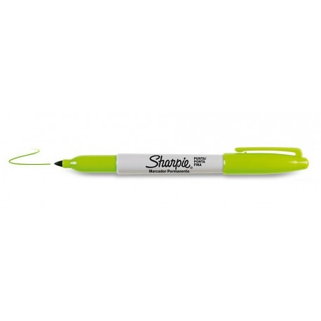 Sharpie Fine Point marcador permanente Punta fina Verde claro